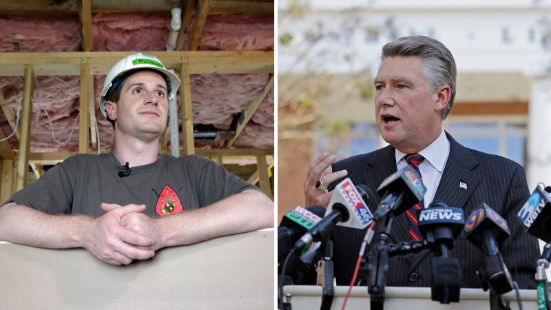 Democrat Dan McCready (left) and Republican Mark Harris are the candidates at the center of a contested race to represent North Carolina's 9th Congressional District. The state is investigating claims that a GOP operative may have manipulated ballots. Democrat Dan McCready (left) and Republican Mark Harris are the candidates at the center of a contested race to represent North Carolina's 9th Congressional District. The state is investigating claims that a GOP operative may have manipulated ballots.