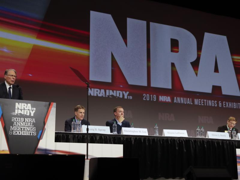 The National Rifle Association's annual meeting in 2019 in Indiana. The NRA filed for Chapter 11 bankruptcy Friday, saying it aims to reincorporate as a nonprofit in Texas and leave New York, where the state has filed a fraud suit against it. The National Rifle Association's annual meeting in 2019 in Indiana. The NRA filed for Chapter 11 bankruptcy Friday, saying it aims to reincorporate as a nonprofit in Texas and leave New York, where the state has filed a fraud suit against it.