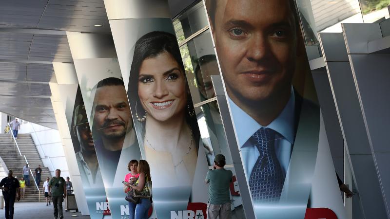 The National Rifle Association, which held its annual meeting in Dallas in May, has filed a lawsuit against New York state officials claiming they are pressuring financial institutions to stop doing business with the organization. The National Rifle Association, which held its annual meeting in Dallas in May, has filed a lawsuit against New York state officials claiming they are pressuring financial institutions to stop doing business with the organization.