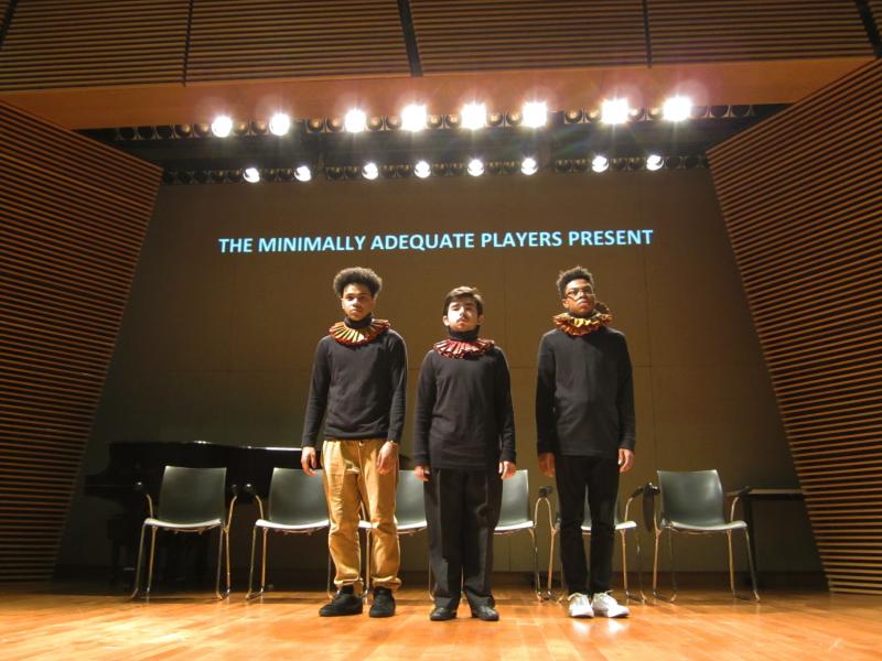High school students perform 10467, a play they wrote about how their education has been effected by lack of resources. High school students perform 10467, a play they wrote about how their education has been effected by lack of resources.