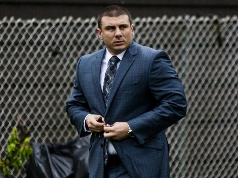 At a disciplinary trial, New York City police Officer Daniel Pantaleo was found guilty of using a banned chokehold in the July 2014 death of Eric Garner. At a disciplinary trial, New York City police Officer Daniel Pantaleo was found guilty of using a banned chokehold in the July 2014 death of Eric Garner.