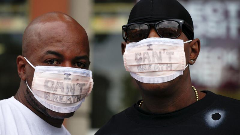 New York City police are giving the Justice Department a deadline to announce criminal charges in the 2014 killing of Eric Garner. The death of Garner, who repeatedly told police "I can't breathe," spurred protests. New York City police are giving the Justice Department a deadline to announce criminal charges in the 2014 killing of Eric Garner. The death of Garner, who repeatedly told police "I can't breathe," spurred protests.