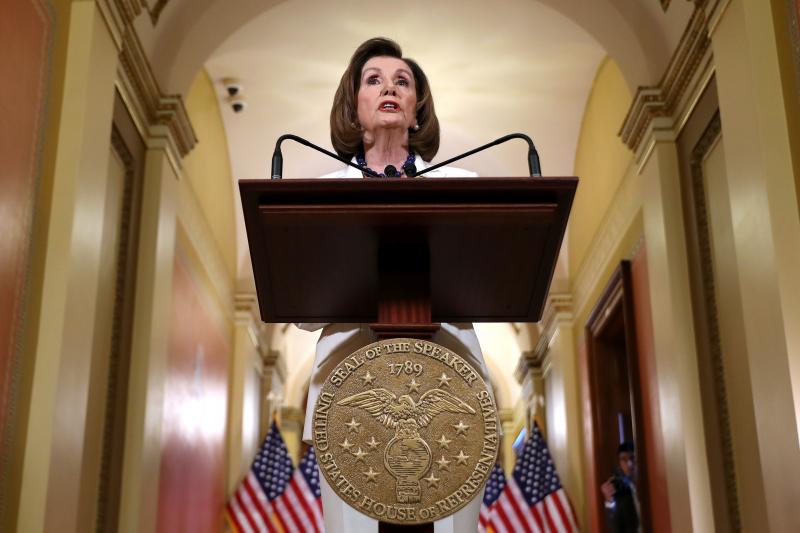 House Leader Nancy Pelosi Speaks To Press On The Status Of The Impeachment Inquiry House Leader Nancy Pelosi Speaks To Press On The Status Of The Impeachment Inquiry
