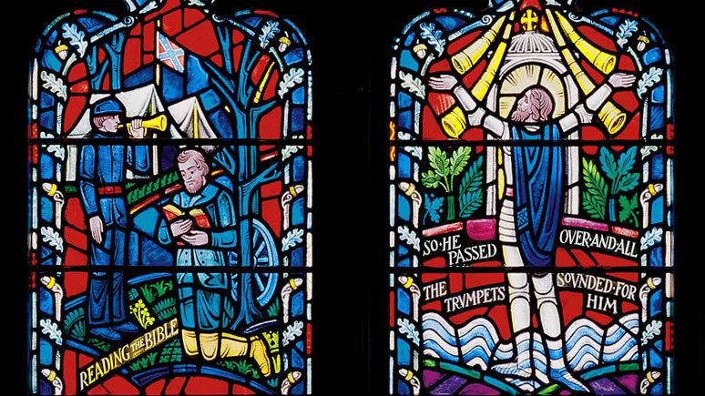The Washington National Cathedral decided to remove the Confederate battle flag from its windows last year. Its leaders decided this week to take down stained-glass windows portraying Robert E. Lee and Stonewall Jackson. The Washington National Cathedral decided to remove the Confederate battle flag from its windows last year. Its leaders decided this week to take down stained-glass windows portraying Robert E. Lee and Stonewall Jackson.