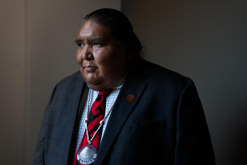 Verlon Jose, vice chairman of the Tohono O'odham Nation, says President Trump's proposed wall would devastate his community. Verlon Jose, vice chairman of the Tohono O'odham Nation, says President Trump's proposed wall would devastate his community.