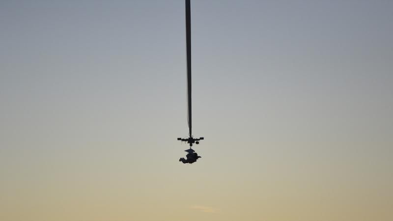 Google vice president Alan Eustace is lifted by a balloon into the stratosphere, in a record-breaking skydive over New Mexico Friday. Google vice president Alan Eustace is lifted by a balloon into the stratosphere, in a record-breaking skydive over New Mexico Friday.