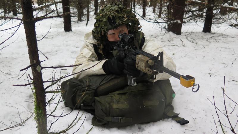 An Estonian soldier takes aim during a training exercise at Tapa Army Base, Estonia, on Nov. 17. U.S. troops were also taking part in the training, about 70 miles from the border with Russia. NATO countries are stepping up their presence in Eastern Europe An Estonian soldier takes aim during a training exercise at Tapa Army Base, Estonia, on Nov. 17. U.S. troops were also taking part in the training, about 70 miles from the border with Russia. NATO countries are stepping up their presence in Eastern Europe