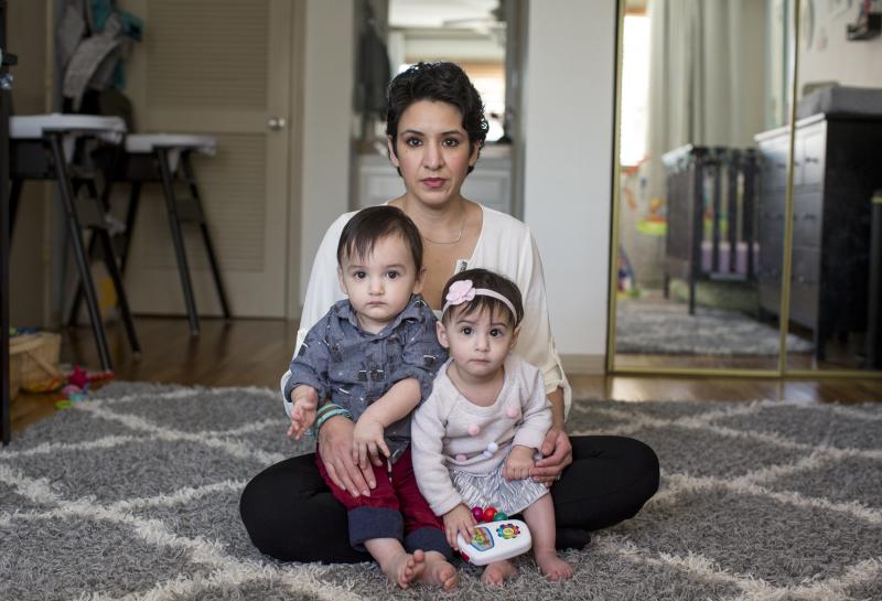 Leah Bahrencu, 35, of Austin, Texas, developed an infection after an emergency C-section to deliver twins Lukas and Sorana, now 11 months. Leah Bahrencu, 35, of Austin, Texas, developed an infection after an emergency C-section to deliver twins Lukas and Sorana, now 11 months.