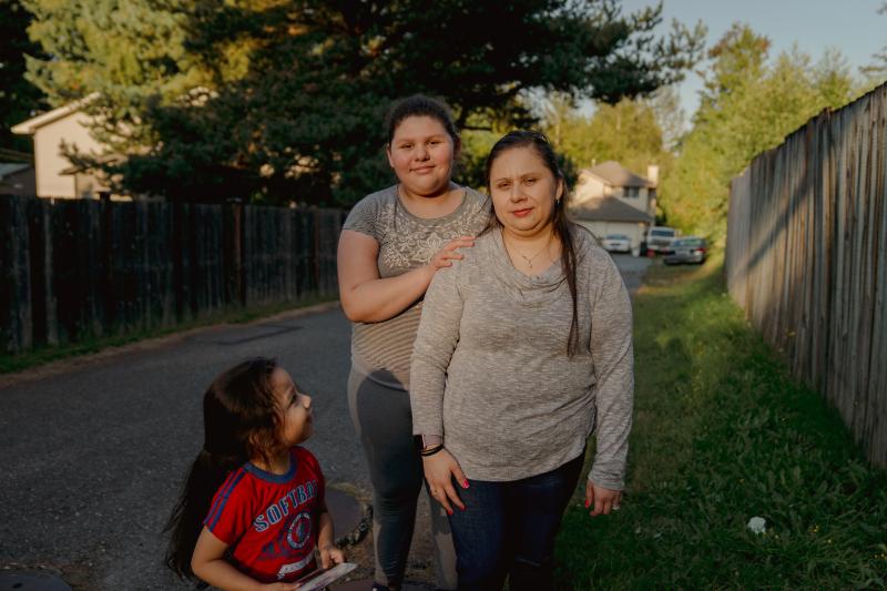 Patricia Lopez, right, with her daughter, Yamely Alfaro Lopez, 11, and son, Kevin Alfaro Lopez, 3, in Everett, Wash. Patricia Lopez, right, with her daughter, Yamely Alfaro Lopez, 11, and son, Kevin Alfaro Lopez, 3, in Everett, Wash.