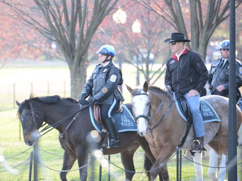 On Thursday, U.S. Secretary of the Interior Ryan Zinke rides a horse to his first day on the job. Zinke was confirmed by the Senate the day before, by a 68-31 vote. On Thursday, U.S. Secretary of the Interior Ryan Zinke rides a horse to his first day on the job. Zinke was confirmed by the Senate the day before, by a 68-31 vote.