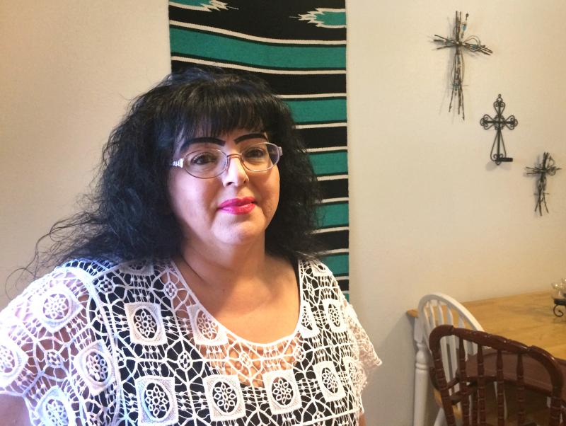 Angela Dominguez works for the Income Support Division in Portales, N.M. She's a whistleblower who spoke out about the practice of changing food stamps applications. Angela Dominguez works for the Income Support Division in Portales, N.M. She's a whistleblower who spoke out about the practice of changing food stamps applications.
