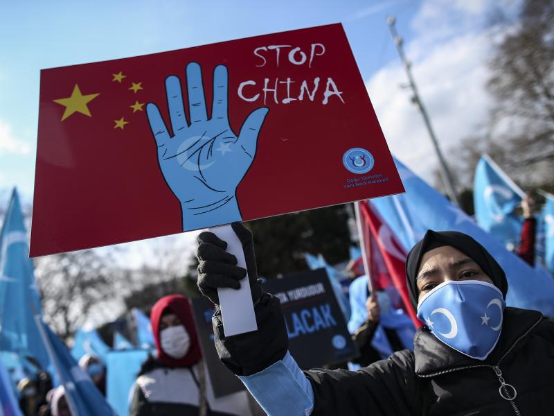 Uyghurs living in Turkey protested China in March for the country's human rights abuses in its western Xinjiang province. A new Amnesty International report substantiates these abuses, calling them "crimes against humanity." Uyghurs living in Turkey protested China in March for the country's human rights abuses in its western Xinjiang province. A new Amnesty International report substantiates these abuses, calling them "crimes against humanity."