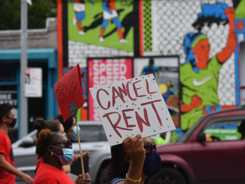 The New York Legislature approved a moratorium on evictions until May 1 as many New Yorkers, who lost their jobs to the pandemic, struggle to pay rent. Protesters urged lawmakers to ban evictions for several months. The New York Legislature approved a moratorium on evictions until May 1 as many New Yorkers, who lost their jobs to the pandemic, struggle to pay rent. Protesters urged lawmakers to ban evictions for several months.