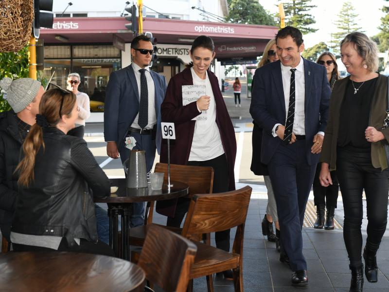 New Zealand is now allowing gatherings of up to 100 people, and the country says it has just one active COVID-19 case. Much of the credit for the country's success has gone to Prime Minister Jacinda Ardern, seen here walking through the coastal city of Na New Zealand is now allowing gatherings of up to 100 people, and the country says it has just one active COVID-19 case. Much of the credit for the country's success has gone to Prime Minister Jacinda Ardern, seen here walking through the coastal city of Na