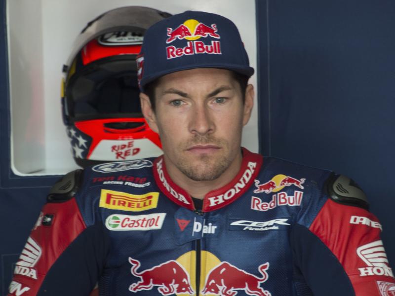 Motorcycle champion Nicky Hayden on May 12 in Misano Adriatico, Italy. Hayden died Monday after being hit by a car while bicycling. Motorcycle champion Nicky Hayden on May 12 in Misano Adriatico, Italy. Hayden died Monday after being hit by a car while bicycling.
