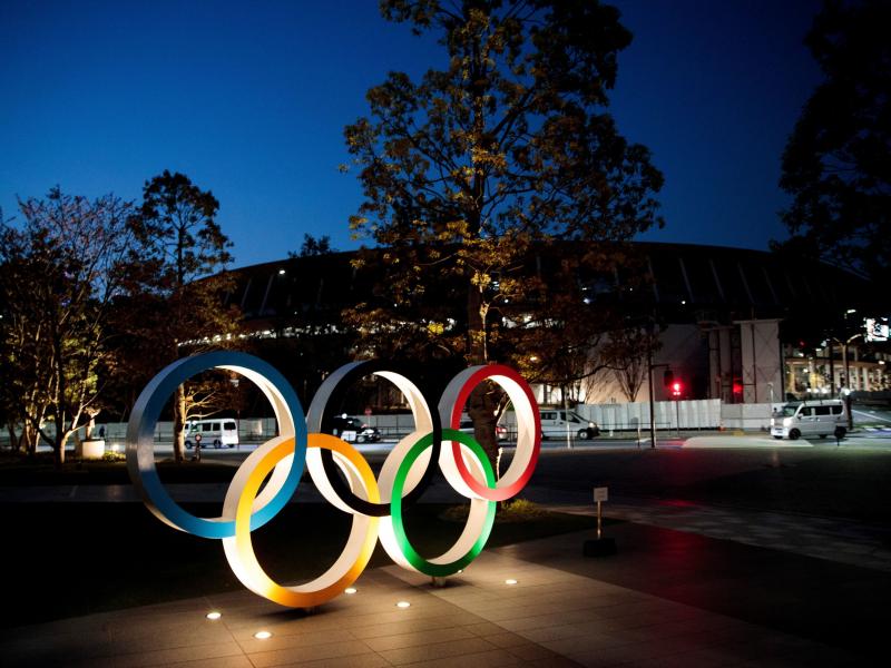 The Olympic rings displayed outside the National Stadium, a venue for the 2020 Olympic Games, in Tokyo last year. The Games have been delayed until 2021 because of the coronavirus. The Olympic rings displayed outside the National Stadium, a venue for the 2020 Olympic Games, in Tokyo last year. The Games have been delayed until 2021 because of the coronavirus.