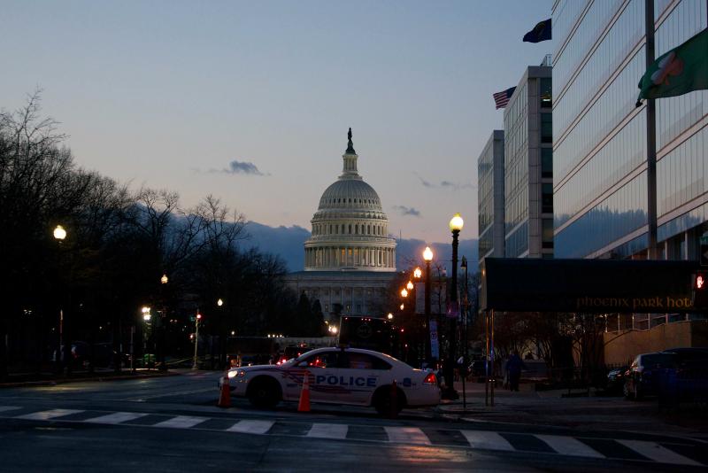 Inauguration Day has been quiet so far in Washington, D.C. Some 25,000 National Guard members are in the city, where insurrectionists stormed the U.S. Capitol just two weeks ago. Inauguration Day has been quiet so far in Washington, D.C. Some 25,000 National Guard members are in the city, where insurrectionists stormed the U.S. Capitol just two weeks ago.