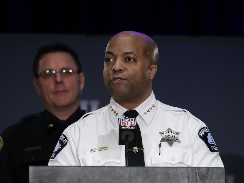Minneapolis Police Chief Medaria Arradondo speaking during a security news conference in advance of the Super Bowl 52 football game, on Jan. 31, 2018. On Thursday, Arradondo said police will no longer arrest people for selling small amounts of marijuana. Minneapolis Police Chief Medaria Arradondo speaking during a security news conference in advance of the Super Bowl 52 football game, on Jan. 31, 2018. On Thursday, Arradondo said police will no longer arrest people for selling small amounts of marijuana.