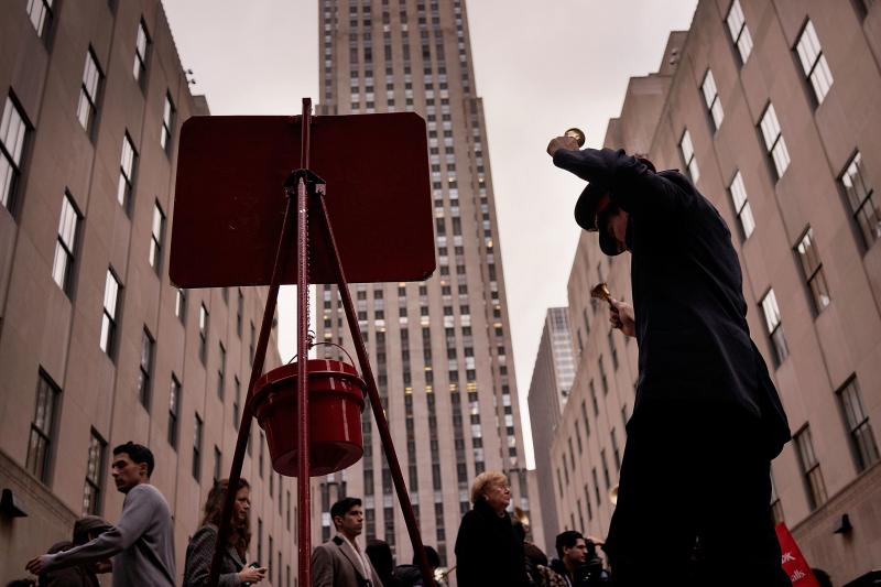 A bell ringer with the Salvation Army in New York City in 2014. Nonprofit groups estimate that the new tax bill proposed by House Republicans could reduce charitable giving by $13 billion annually. A bell ringer with the Salvation Army in New York City in 2014. Nonprofit groups estimate that the new tax bill proposed by House Republicans could reduce charitable giving by $13 billion annually.