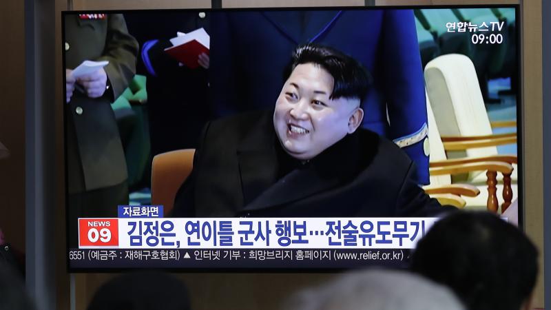 A TV report in South Korea uses file footage of North Korean leader Kim Jong Un, who supervised the test-firing of a "new-type tactical guided weapon" on Wednesday. A TV report in South Korea uses file footage of North Korean leader Kim Jong Un, who supervised the test-firing of a "new-type tactical guided weapon" on Wednesday.
