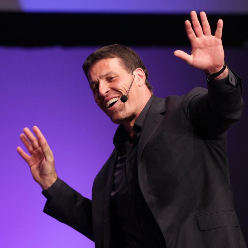 Motivational speaker Tony Robbins, shown in California in 2010, is the author of numerous self-help books. His latest is Money. Motivational speaker Tony Robbins, shown in California in 2010, is the author of numerous self-help books. His latest is Money.