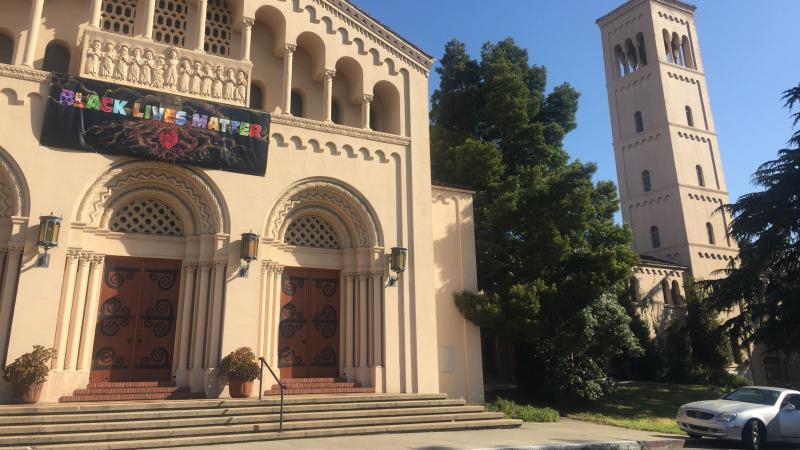 When the First Congregational Church of Oakland decided to hang a Black Lives Matter sign, they started a conversation that led them to try to stop calling police, especially on people of color. When the First Congregational Church of Oakland decided to hang a Black Lives Matter sign, they started a conversation that led them to try to stop calling police, especially on people of color.