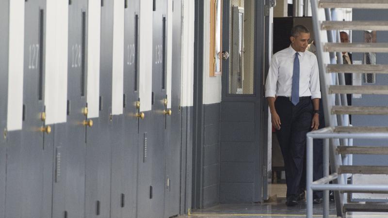 President Obama toured the El Reno Federal Correctional Institution in Oklahoma on Thursday and met with six inmates. President Obama toured the El Reno Federal Correctional Institution in Oklahoma on Thursday and met with six inmates.