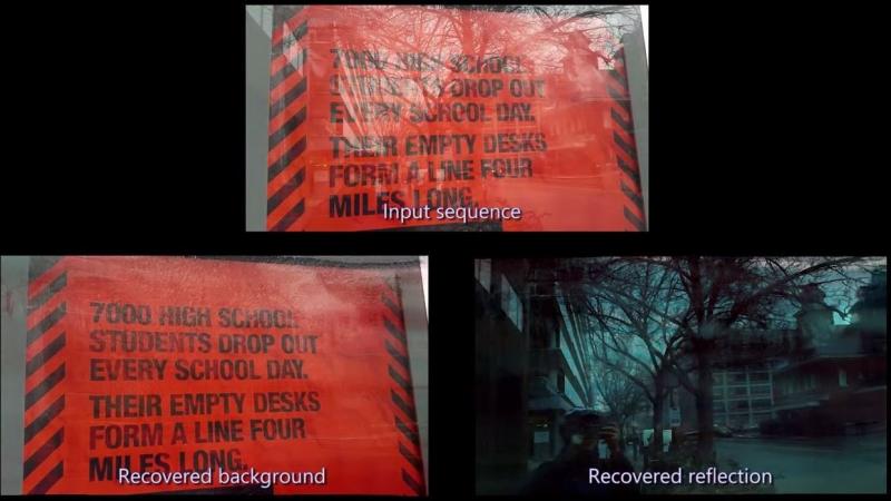 Researchers from MIT and Google used a video to explain how their new algorithm separates background and foreground scenes from images. Researchers from MIT and Google used a video to explain how their new algorithm separates background and foreground scenes from images.