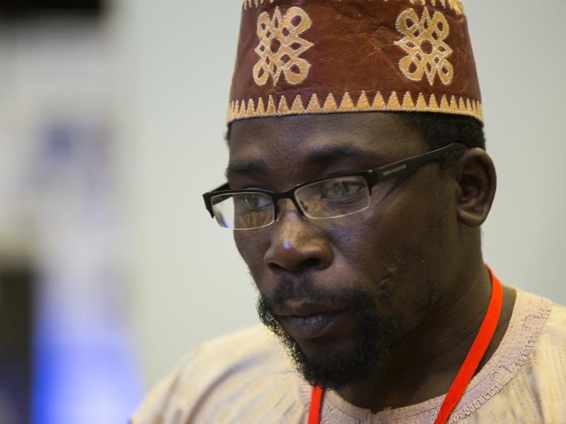 Aminu Gamawa at the Saving Lives At Birth conference in Washington, D.C., in July. Aminu Gamawa at the Saving Lives At Birth conference in Washington, D.C., in July.