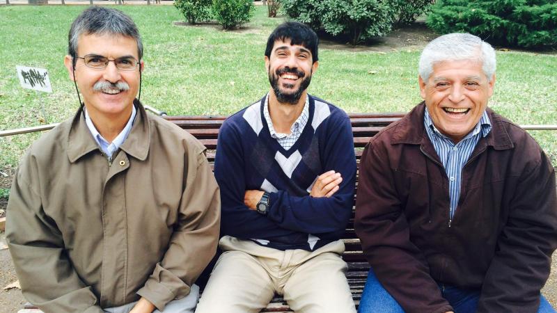Daniel Gomez (from left), Lister Sena and Ricardo Alvarez were laid off after working for years with Philip Morris in Uruguay. They are now inspectors enforcing the country's tough anti-smoking laws. Daniel Gomez (from left), Lister Sena and Ricardo Alvarez were laid off after working for years with Philip Morris in Uruguay. They are now inspectors enforcing the country's tough anti-smoking laws.