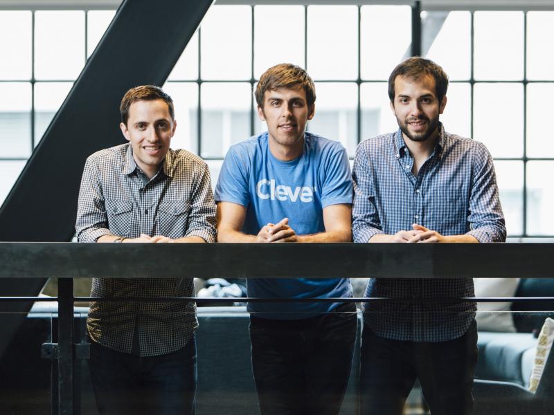 The founders of Clever met at Harvard. From left: Tyler Bosmeny, CEO; Dan Carroll, chief product officer; Rafael Garcia, chief technology officer. The founders of Clever met at Harvard. From left: Tyler Bosmeny, CEO; Dan Carroll, chief product officer; Rafael Garcia, chief technology officer.