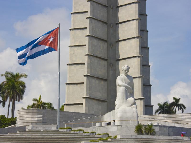 Memorial to poet José Martí in Old Havana Memorial to poet José Martí in Old Havana