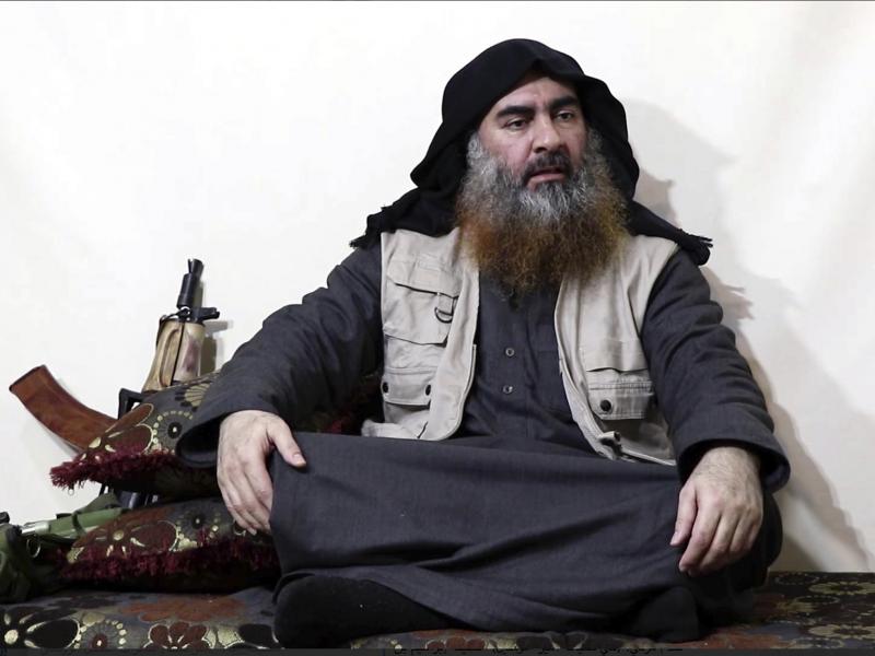 This image made from video posted on a militant website on April 29 purports to show ISIS leader Abu Bakr al-Baghdadi, being interviewed by his group's Al-Furqan media outlet. This image made from video posted on a militant website on April 29 purports to show ISIS leader Abu Bakr al-Baghdadi, being interviewed by his group's Al-Furqan media outlet.