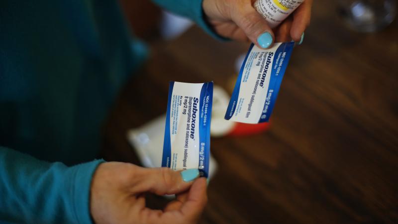 Susan Stevens shows off a prescription for Suboxone her daughter filled the day before she died at her home in Lewisville, N.C. March 11. Susan Stevens shows off a prescription for Suboxone her daughter filled the day before she died at her home in Lewisville, N.C. March 11.