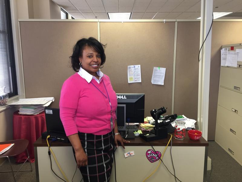 Velva Poole works to reunite children with parents who have been grappling with substance use disorder. Mentoring the parents, she says, is a big part of the state-sponsored program's success. Velva Poole works to reunite children with parents who have been grappling with substance use disorder. Mentoring the parents, she says, is a big part of the state-sponsored program's success.
