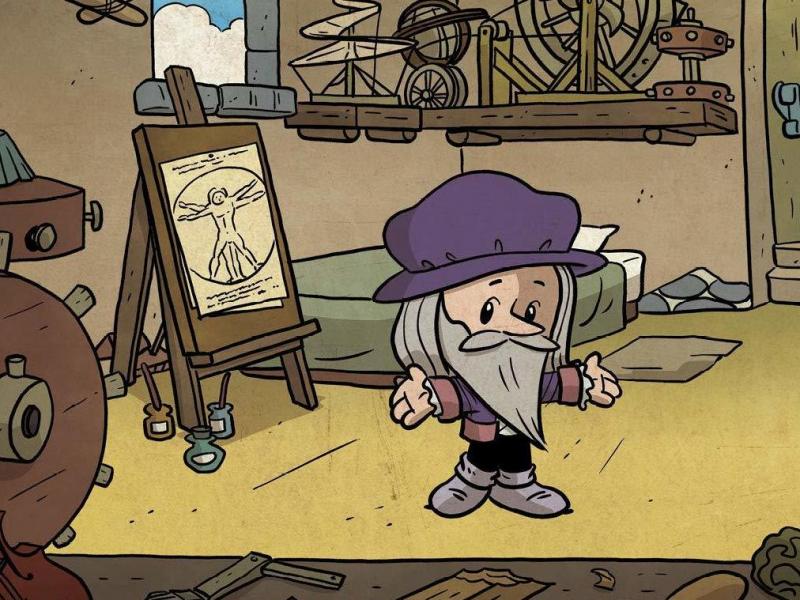 From I am Leonardo da Vinci, by Brad Meltzer and Christopher Eliopoulos. From I am Leonardo da Vinci, by Brad Meltzer and Christopher Eliopoulos.