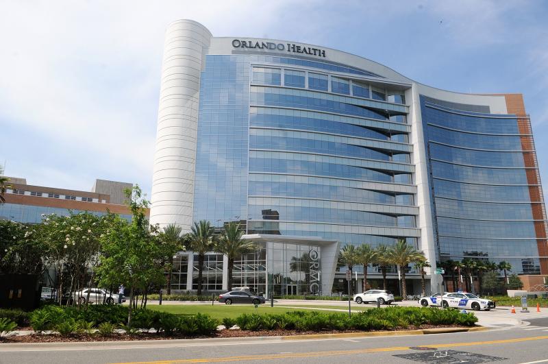 The incident happened at the Orlando Regional Medical Center, shown here in 2016. The incident happened at the Orlando Regional Medical Center, shown here in 2016.