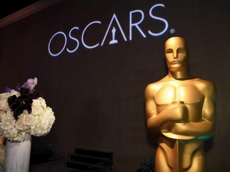 Oscar statue watches over the 91st Oscars Nominees Luncheon at the Beverly Hilton hotel in Beverly Hills, California. Oscar statue watches over the 91st Oscars Nominees Luncheon at the Beverly Hilton hotel in Beverly Hills, California.
