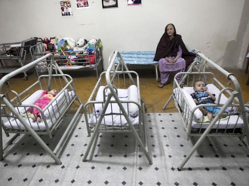 Bilquis Edhi watched over abandoned children in cradles at the Edhi orphanage in Karachi in 2010. Over the years, thousands of children have been left in the network of cradles outside Edhi centers she set up across Pakistan. Bilquis Edhi watched over abandoned children in cradles at the Edhi orphanage in Karachi in 2010. Over the years, thousands of children have been left in the network of cradles outside Edhi centers she set up across Pakistan.