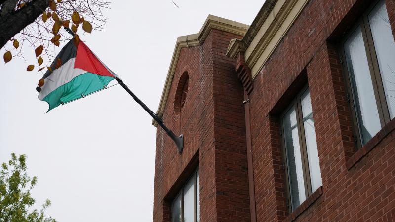 The State Department says the office of the Palestine Liberation Organization in Washington, D.C., must close under a little-known provision in U.S. law that forbids it from requesting Israelis be prosecuted for crimes against Palestinians. The State Department says the office of the Palestine Liberation Organization in Washington, D.C., must close under a little-known provision in U.S. law that forbids it from requesting Israelis be prosecuted for crimes against Palestinians.