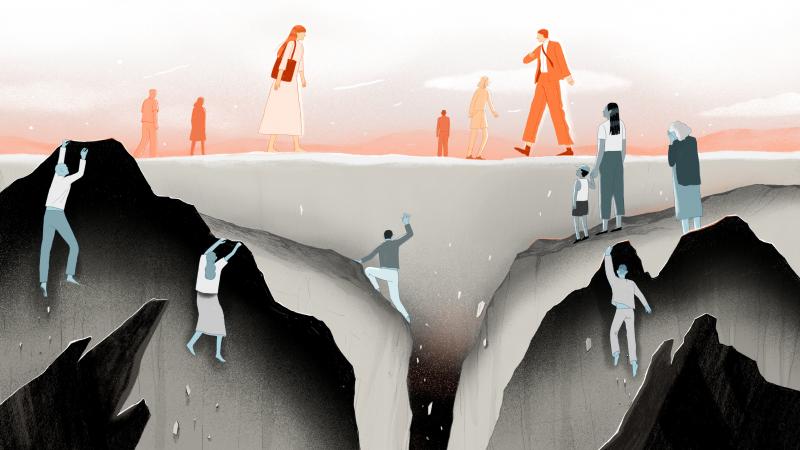 There are divides when it comes to who is doing well financially and who is struggling during this pandemic, a new poll finds. There are divides when it comes to who is doing well financially and who is struggling during this pandemic, a new poll finds.