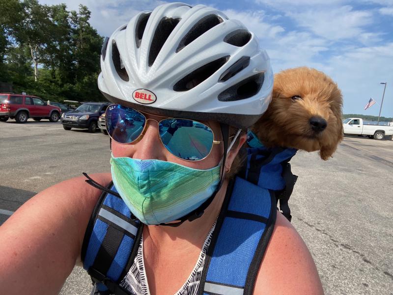 Taco has kept Devin Green busy and her anxiety at bay. "I'm consumed with him more than the worries in my mind." Taco has kept Devin Green busy and her anxiety at bay. "I'm consumed with him more than the worries in my mind."
