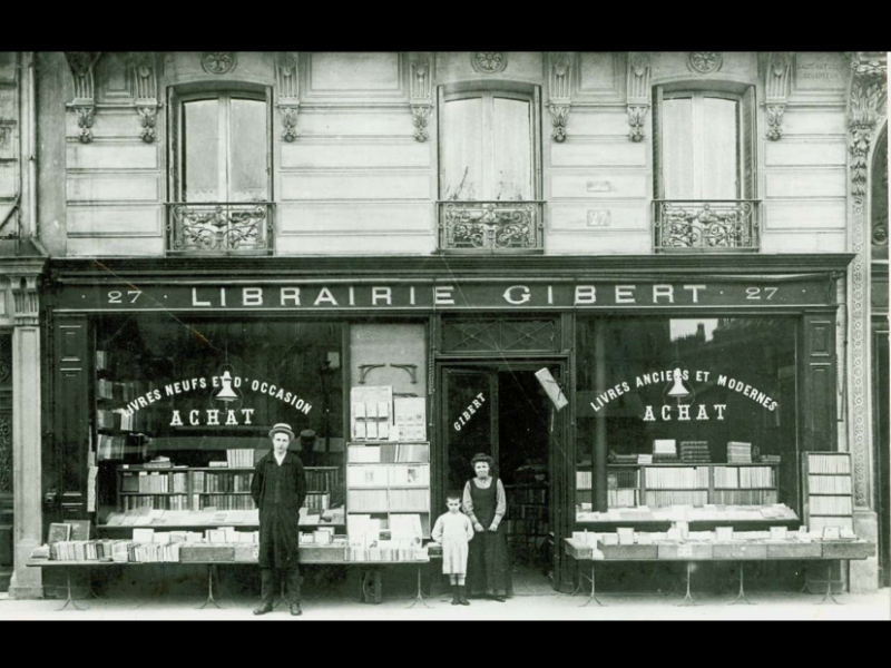 The first Gibert bookstore in 1908. The first Gibert bookstore in 1908.