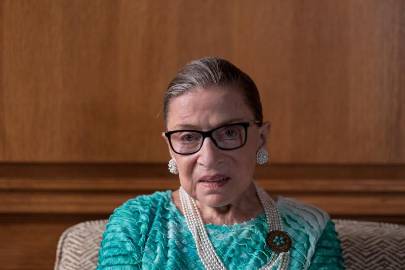 Supreme Court Justice Ruth Bader Ginsburg in the justice's chambers in Washington, D.C., in 2016. Supreme Court Justice Ruth Bader Ginsburg in the justice's chambers in Washington, D.C., in 2016.