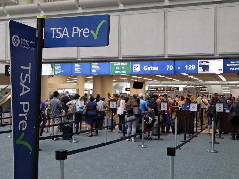 Air passengers heading to their departure gates enter TSA PreCheck at Orlando International Airport. Access to PreCheck could now be revoked for unruly passengers. Air passengers heading to their departure gates enter TSA PreCheck at Orlando International Airport. Access to PreCheck could now be revoked for unruly passengers.