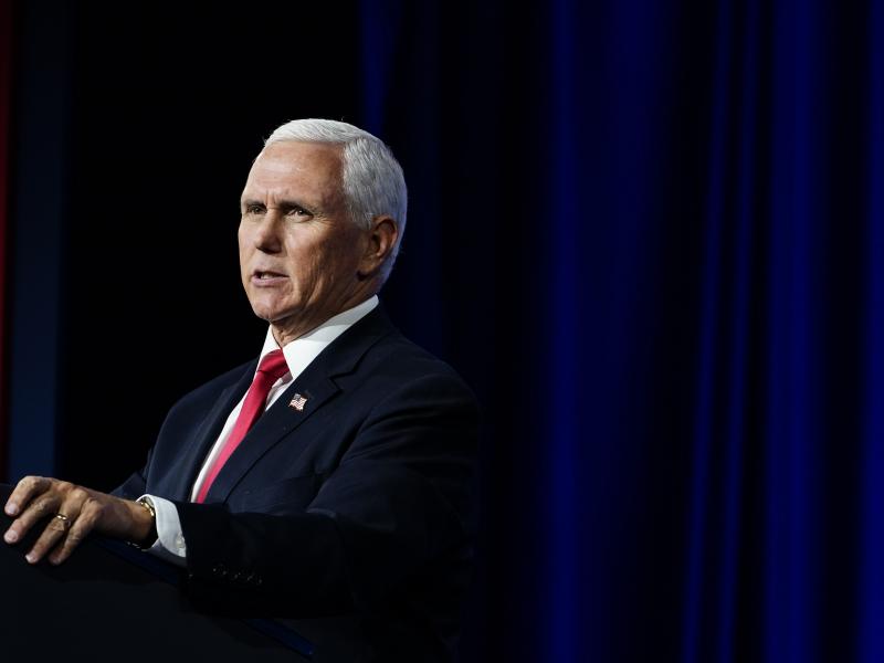 Vice President Mike Pence speaks during a Faith and Freedom Coalition policy conference on Wednesday, Sept. 30 in Atlanta. Vice President Mike Pence speaks during a Faith and Freedom Coalition policy conference on Wednesday, Sept. 30 in Atlanta.