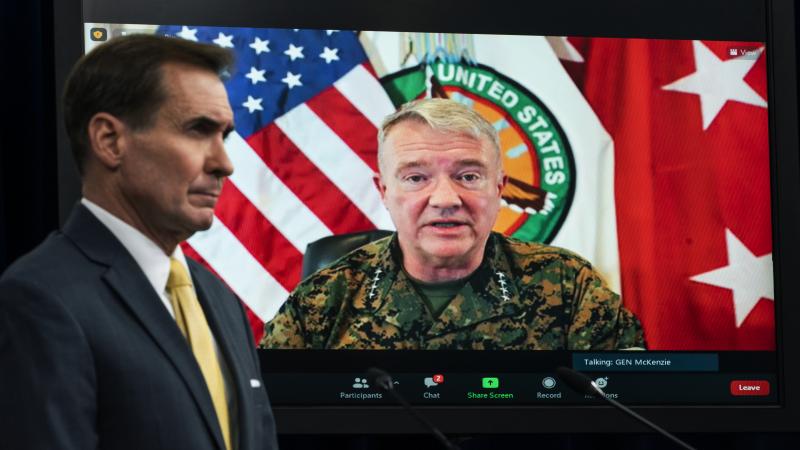 The Pentagon has retreated from its defense of a drone strike that killed multiple civilians in Afghanistan last month. Gen. Frank McKenzie, who's shown here on screen in August as he speaks from MacDill Air Force Base, in Tampa, Fla., head of U.S. Centra The Pentagon has retreated from its defense of a drone strike that killed multiple civilians in Afghanistan last month. Gen. Frank McKenzie, who's shown here on screen in August as he speaks from MacDill Air Force Base, in Tampa, Fla., head of U.S. Centra