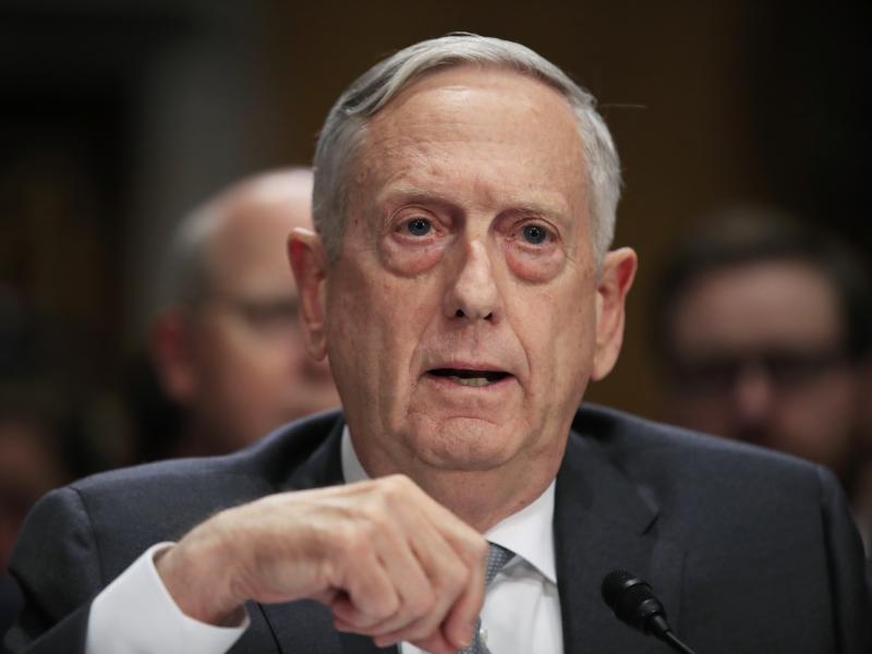 Secretary of Defense Jim Mattis testifying in October 2017 on Capitol Hill about immigrant military recruits. Secretary of Defense Jim Mattis testifying in October 2017 on Capitol Hill about immigrant military recruits.