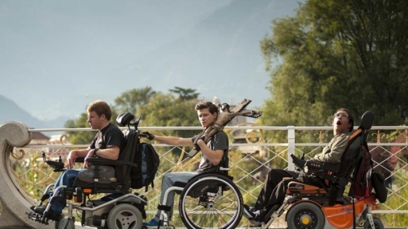 From left, Bastian Wurbs (as Titus), Joel Basman (as Valentin) and Nikki Rappl (as Lukas) star in Keep Rollin', a coming-of-age drama featured in the seventh annual Reelabilities film festival. From left, Bastian Wurbs (as Titus), Joel Basman (as Valentin) and Nikki Rappl (as Lukas) star in Keep Rollin', a coming-of-age drama featured in the seventh annual Reelabilities film festival.