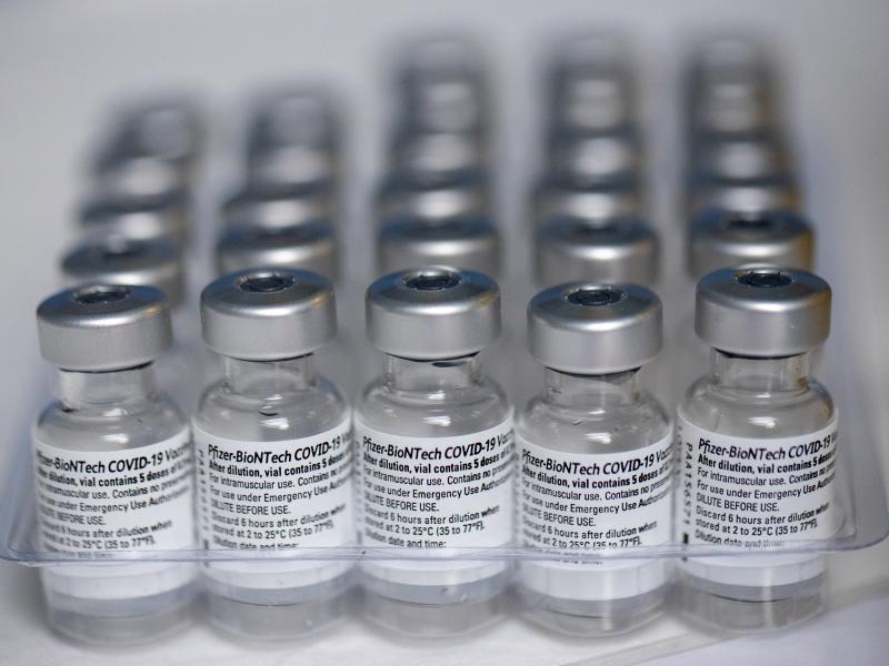 Pfizer says its COVID-19 vaccine is shown to be extremely effective in young teenagers. Pfizer says its COVID-19 vaccine is shown to be extremely effective in young teenagers.